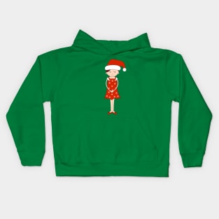 Christmas Special Elf Girl Digital Art | Christmas Special | illusima Kids Hoodie